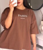 تیشرت باکسی PARIS زنانه - Image 3