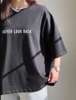 تیشرت باکسی NEVER زنانه