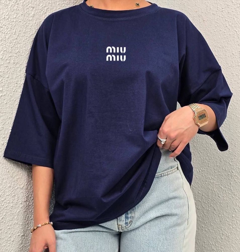 IMG_20260410_154629_538 تیشرت باکسی miu miu زنانه - Image 1