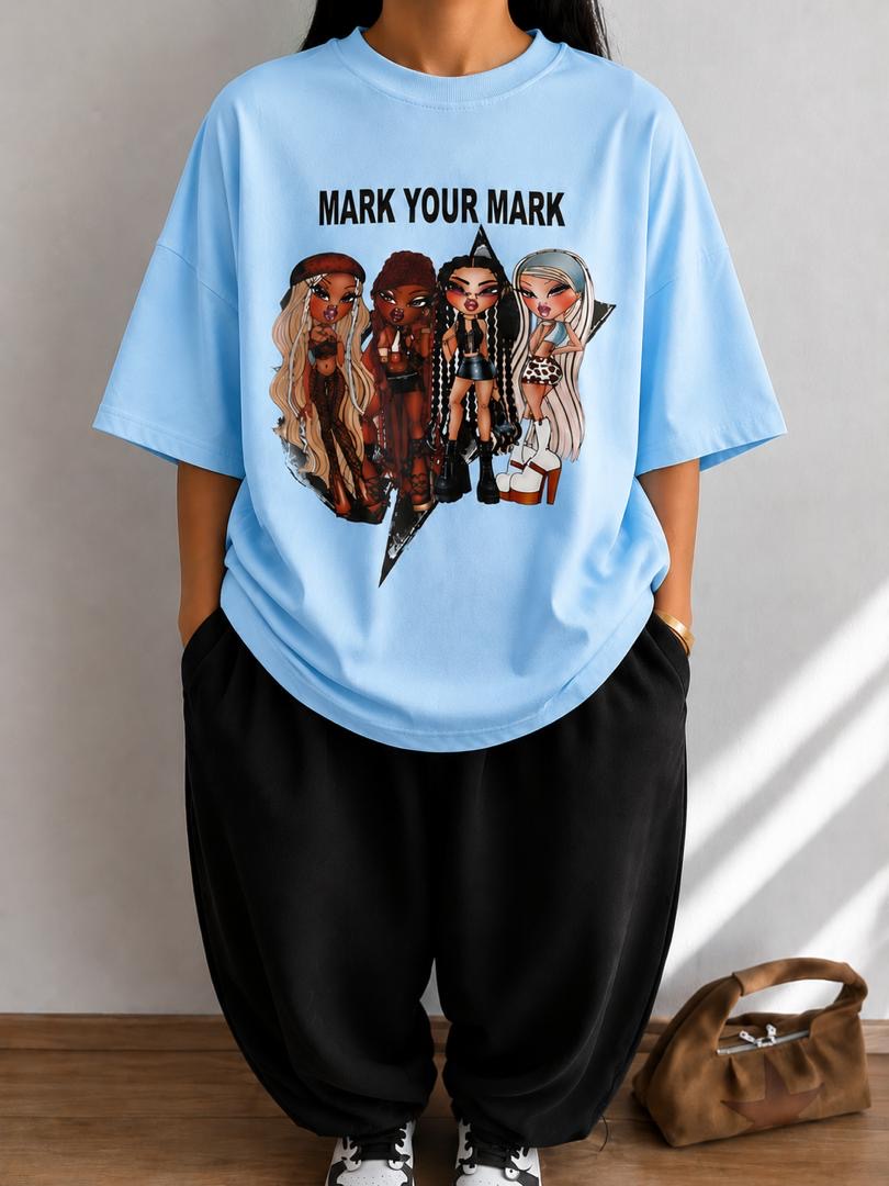 8299d022-056e-47fd-967b-9d501f93d470 تیشرت باکسی Mark زنانه - Image 1