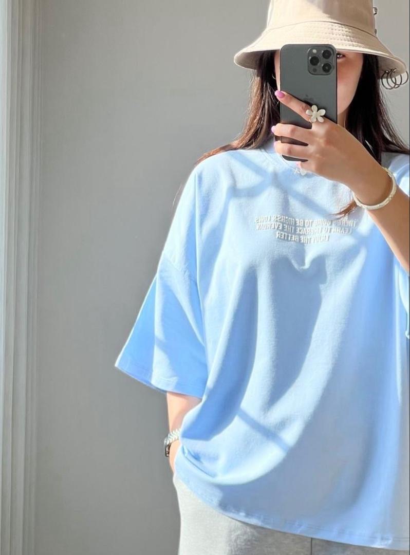 83d48b73-018b-43e2-b20e-d49a52ecece4 تیشرت ۳ خط زنانه - Image 1
