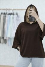 تیشرت کلاهدار زنانه - Image 5