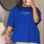 تیشرت باکسی Los Angeles زنانه