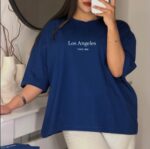 تیشرت باکسی Los Angeles زنانه - Image 6