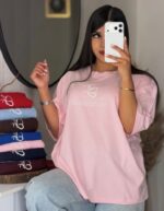 تیشرت باکسی پروانه زنانه - Image 2