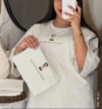 تیشرت باکسی ساعت شنی زنانه - Image 7