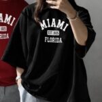 تیشرت باکسی Miami زنانه