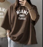 تیشرت باکسی Miami زنانه - Image 3