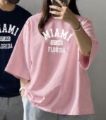 تیشرت باکسی Miami زنانه - Image 2