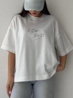 تیشرت باکسی I can do it زنانه - Image 6