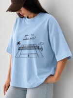 تیشرت باکسی پدل زنانه - Image 3