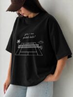 تیشرت باکسی پدل زنانه - Image 7