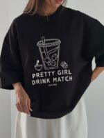 تیشرت باکسی Pretty Girl زنانه - Image 4
