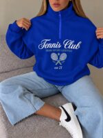 دورس نیم زیپ Tenis زنانه - Image 4
